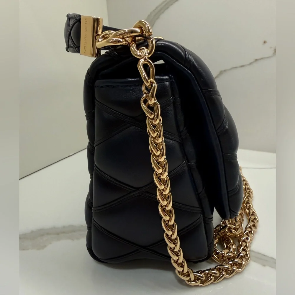 NWT/NIB Louis Vuitton GO-14 MM -Navy/Black - GORGEOUS!